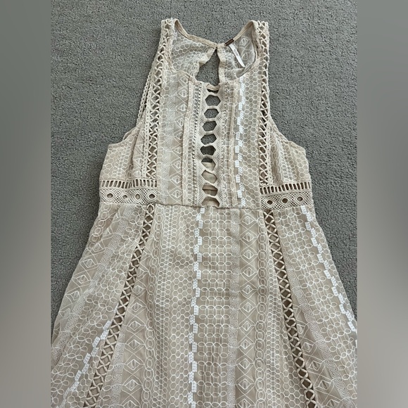 Free People Cream Lace Sundress - Picture 2 of 4